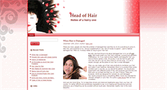 Desktop Screenshot of headofhair.net